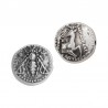 999° Silver Antique Plated/ 5µm