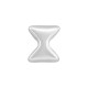 Zamak Irregular Bead 6mm/4mm Ø1.7mm
