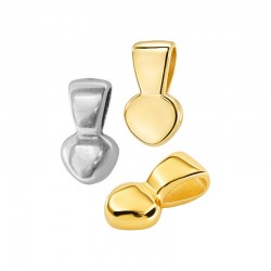 Μεταλλικό Ζάμακ Χυτό Μοτίφ Καρδιά 6x10mm/4mm
