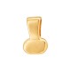 Zamak Charm Oval 9x13mm/4mm