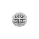 Zamak Bead Round "ICXC NIKA" 8mm/4mm Ø1.7mm
