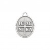 999° Silver Antique Plated/ 5µm