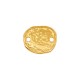 Zamak Connector Irregular Oval 14x12mm/2mm Ø1.5mm