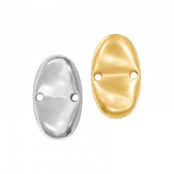 Zamak Connector Oval 12x21mm/2mm Ø1.5mm