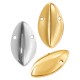 Zamak Pendant Oval 17x30mm/5mm Ø1.8mm
