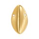 Zamak Pendant Oval 17x30mm/5mm Ø1.8mm
