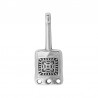 999° Silver Antique Plated/ 5µm