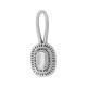 Zamak Pendant Oval Ethnic 12x32mm/6mm