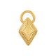 Zamak Pendant Rhombus 11x21mm/2mm
