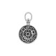 Zamak Charm Round Ethnic 15/3mm Ø0.8mm
