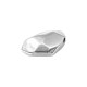 Zamak Pendant Oval Irregular 17x24mm/6mm Ø2.2mm