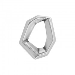 Zamak Pendant Oval Irregular 24x31mm/5mm