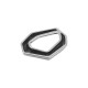 Zamak Pendant Oval Irregular 24x31mm/5mm