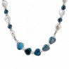 Silver/ White/ Blue