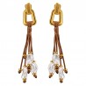 24K Gold Plated/ 0.12µm/ White/ Brown