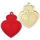 Pendente in Plexi Acrilico Cuore Sacro 28x33mm