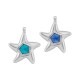 Charm Estrella de Mar de Zamak Esmaltado 22 x 21 mm/5 mm Ø 2,2 mm