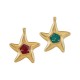 Charm Étoile de Mer en Zamak Émaillé 22 x 21 mm/5 mm Ø 2.2 mm
