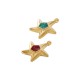 Charm Estrella de Mar de Zamak Esmaltado 22 x 21 mm/5 mm Ø 2,2 mm