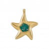 Chapado en Oro de 24 Quilates/ 0,12 µm/ Turquesa