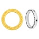 Pendentif rond en Zamak avec Souhaits 28 mm