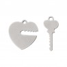 Argent 999° plaqué antique / 5 µm
