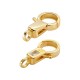 Brass Lobster Clasp with Zircon 24x12mm/5mm