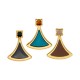 Enameled Zamak Pendant Triangle 20x25mm/3mm Ø1.8mm