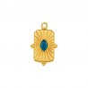 24K Gold Plated/ 0.12µm/ Transparent Petrol