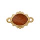 Enameled Zamak Connector Rhombus 14mm