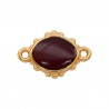 24K Gold Plated/ 0.12µm/ Transparent Rubi Red