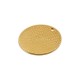 Enameled Zamak Pendant Round with Evil Eye 22mm