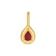 Enameled Zamak Pendant Drop 16x36mm/4mm Ø2.2mm