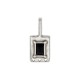 Enameled Zamak Pendant Parallelogram 16x36mm/4mm Ø2.2mm
