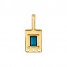 24K Gold Plated/ 0.12µm/ Teal Transparent
