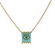 304 Stainless Steel Necklace with Miyuki Baby Blue Eye 40cm