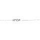 Stainless Steel 304 Bracelet with Very Thin Chain 21cm