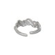 Stainless Steel 304 Finger Ring Twisted 21mm/18mm