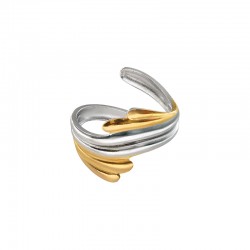 Stainless Steel 304 Finger Ring Lines 21mm/18mm