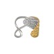 Ανοξείδωτο Ατσάλι 304 Δαχτυλίδι 20.5x14mm Ø17mm