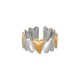 Stainless Steel 304 Finger Ring with Hearts 20mm/18mm