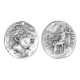 Zamak Pendant Coin ~27x29mm Ø1.8mm