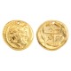 Zamak Pendant Coin 2nd Century 24x27mm Ø1.8mm