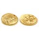 Zamak Pendant Coin 2nd Century 24x27mm Ø1.8mm