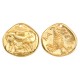Zamak Pendant Round Coin 4th Century 25x23mm Ø1.8mm