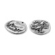 Zamak Pendant Round Coin 4th Century 25x23mm Ø1.8mm