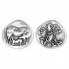 999° Silver Antique Plated/ 5µm