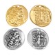 Zamak Pendant Round Coin 23mm Ø1.8mm