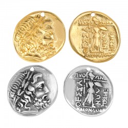 Zamak Pendant Round Coin 23mm Ø1.8mm