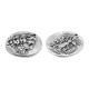Zamak Pendant Round Coin 23mm Ø1.8mm